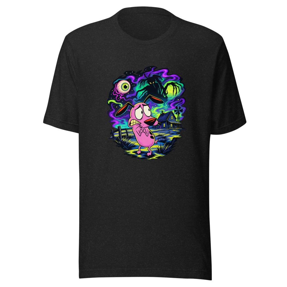 Courage the Cowardly Dog Retro Cartoon T-Shirt