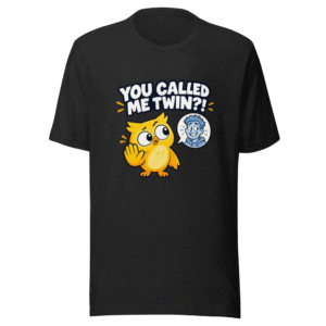 Funny Twin Stranger Meme T-Shirt - Duolingo Inspired