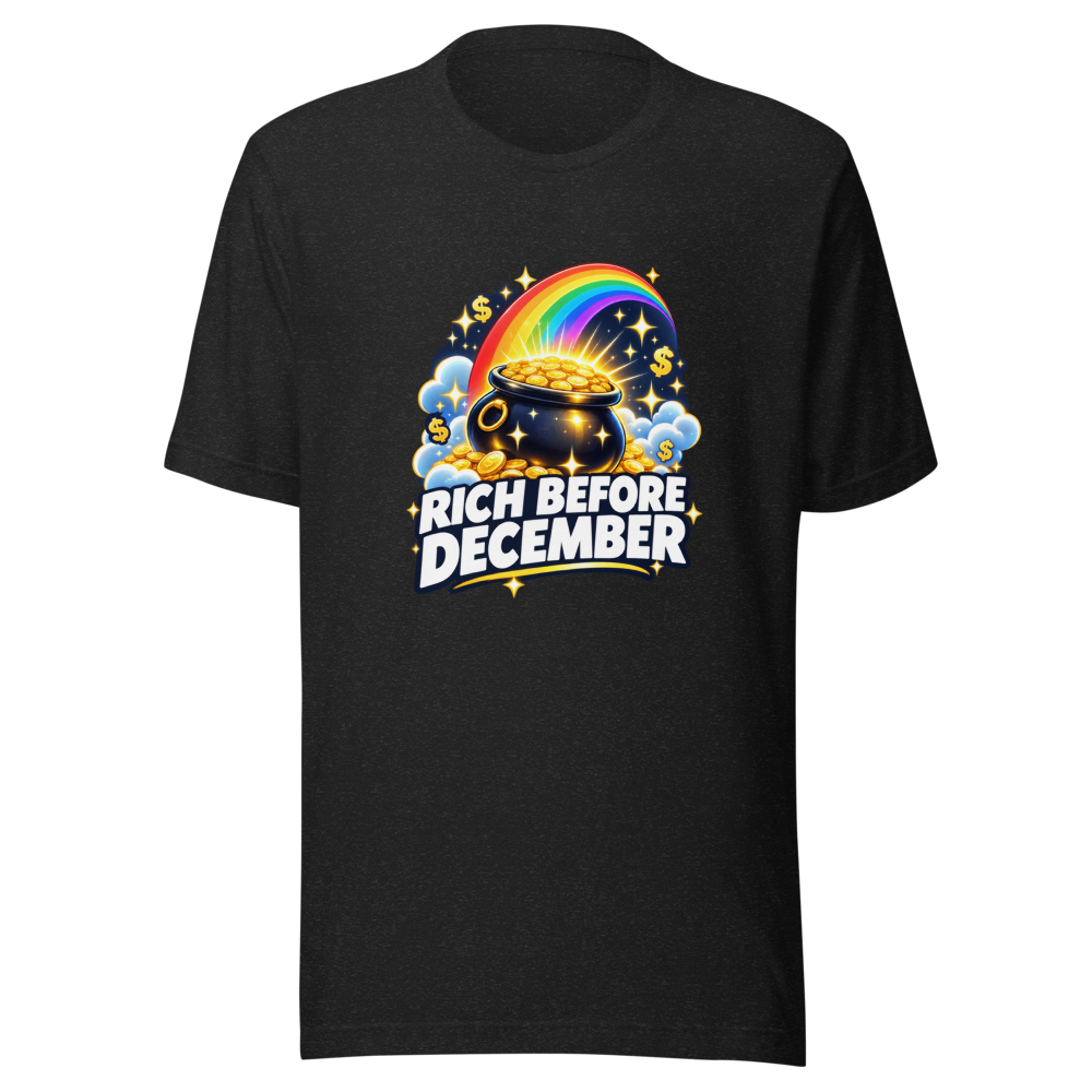 Get Rich Before December Viral T-Shirt