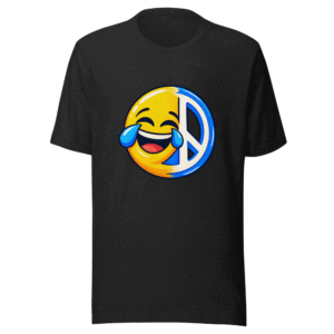 Peace Out Laughing Emoji T-Shirt
