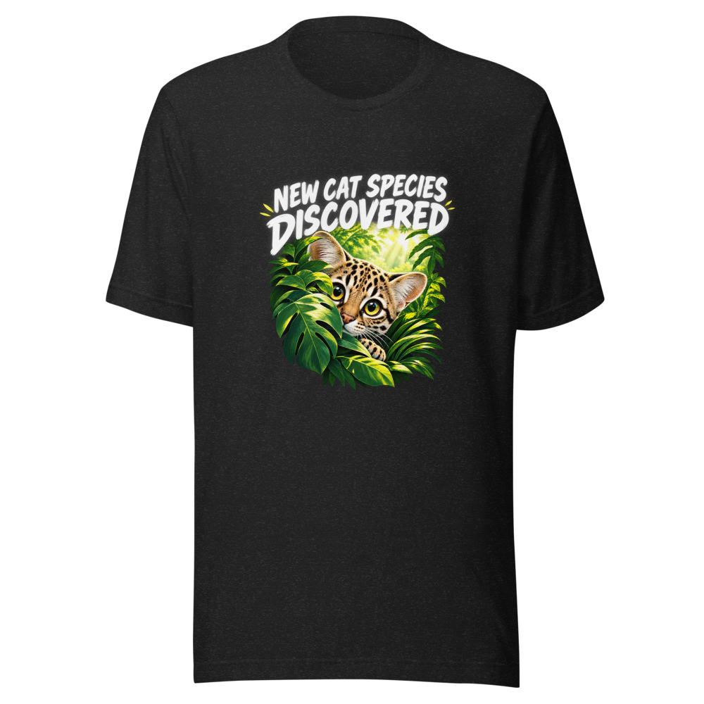 New Cat Species Discovered - Tiny Wild Cat Tee