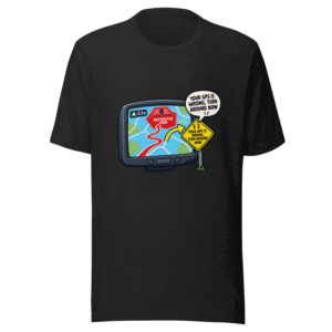 Apple Maps GPS Fail Military Zone T-Shirt