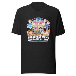 All Day Breakfast Menu 2026 T-Shirt