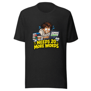 Essay Crisis 20 More Words T-Shirt