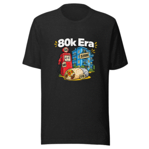 80k Era Full Tank Chipotle Burrito T-Shirt