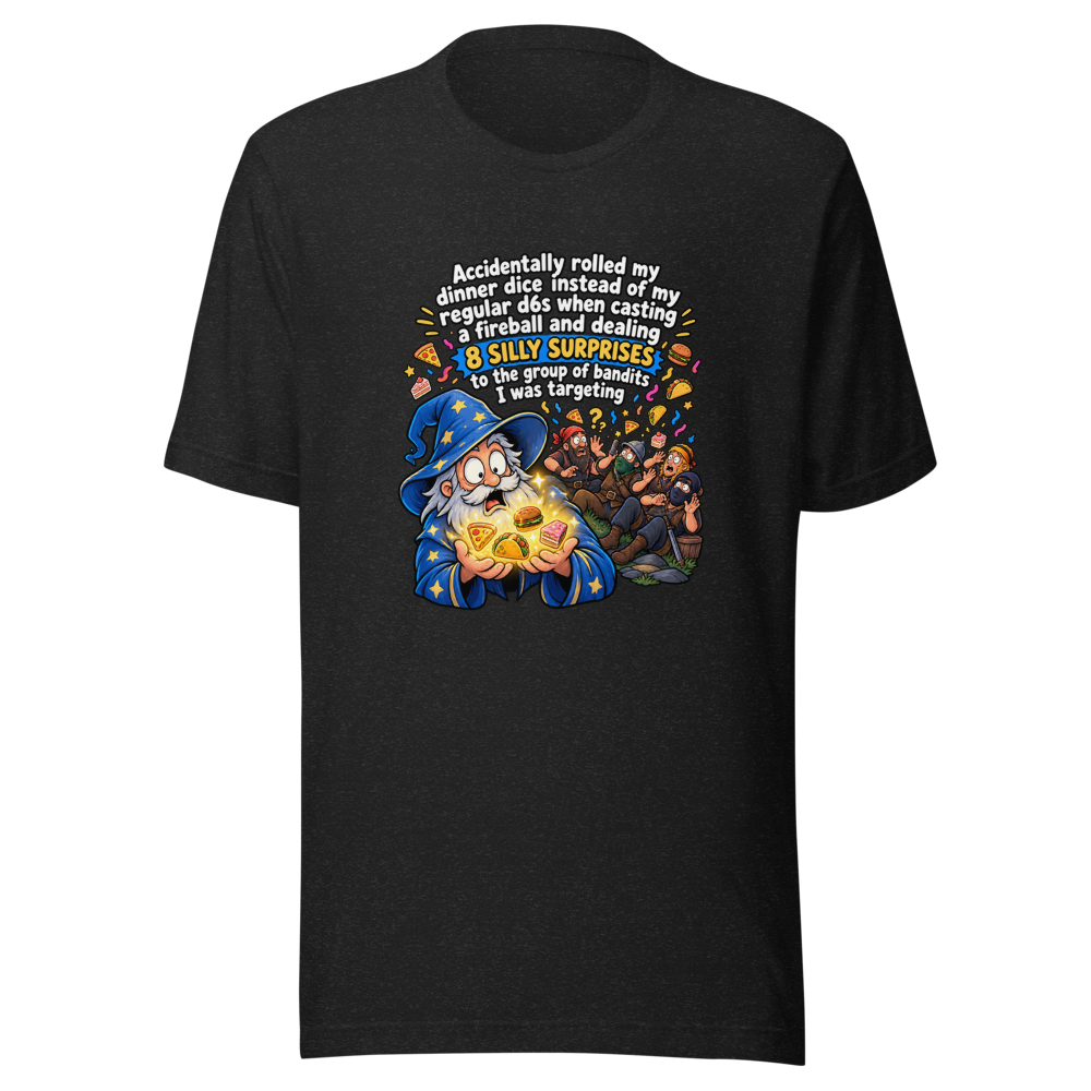 D&D Dice Fail: Fireball Mishap T-Shirt