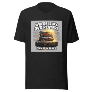 No Ads Disney+ DVD Player Nostalgia T-Shirt