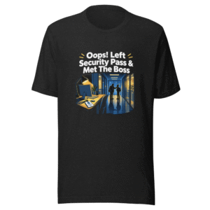 Oops! Left Security Pass & Met The Boss Tee