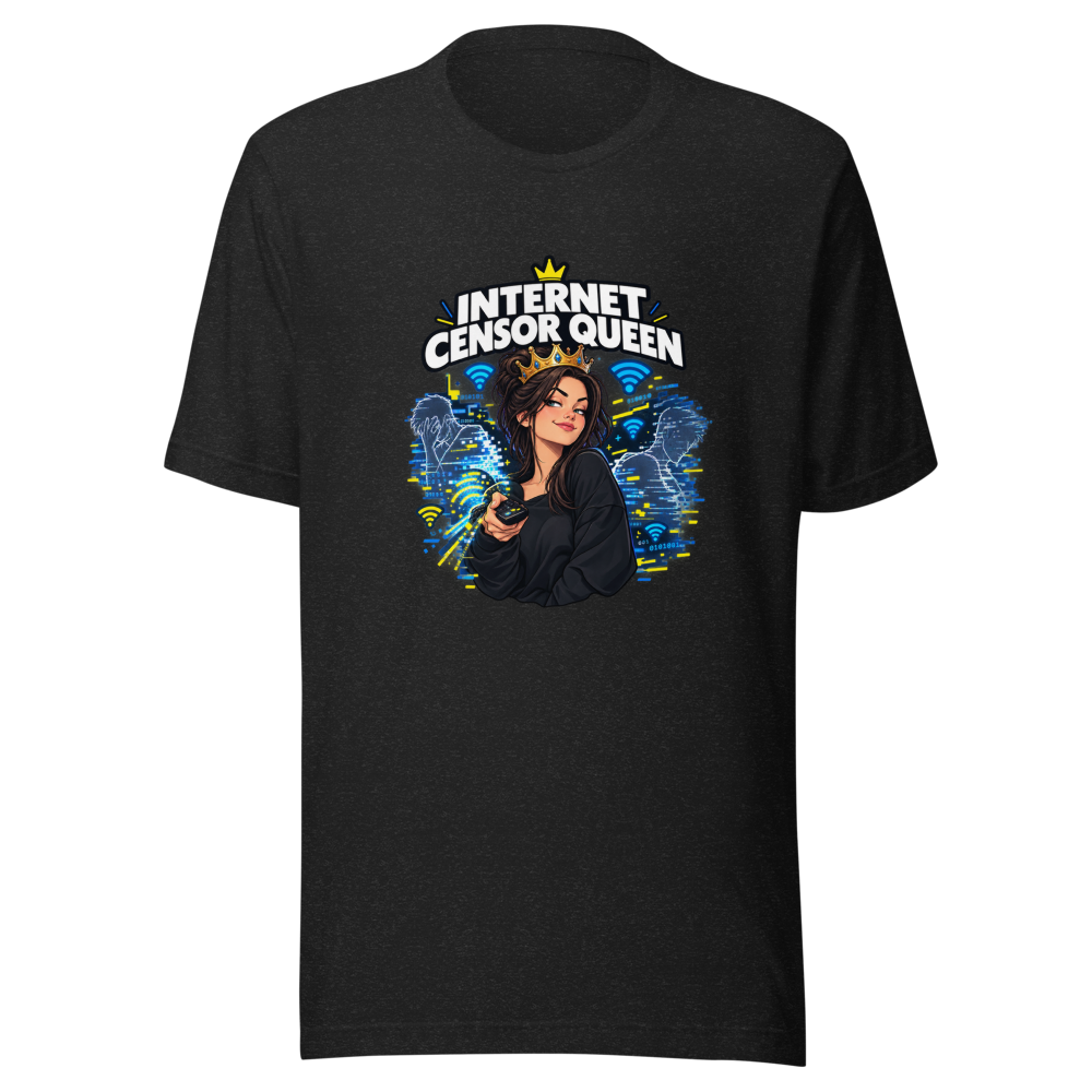 Internet Censor Queen Husband T-Shirt