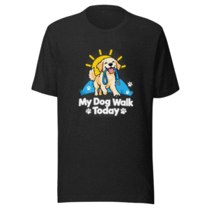 Dog Walk Vibes: Cute Pup Adventure Tee