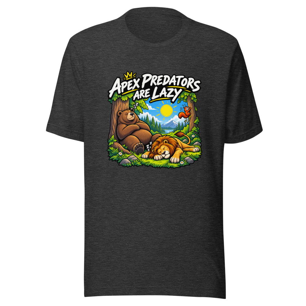 Apex Predator Lazy Vibes Only T-Shirt - Image 9
