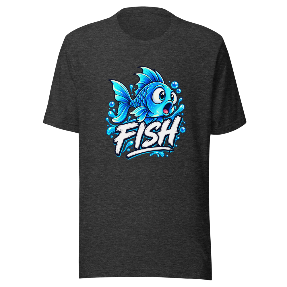 Fish Vibes Aesthetic T-Shirt - Image 9