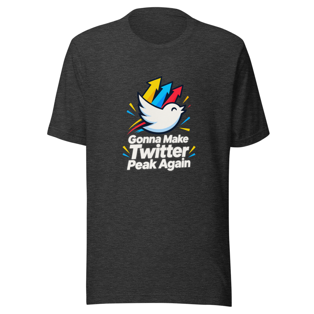 Twitter Peak Again Meme Tee - Image 9