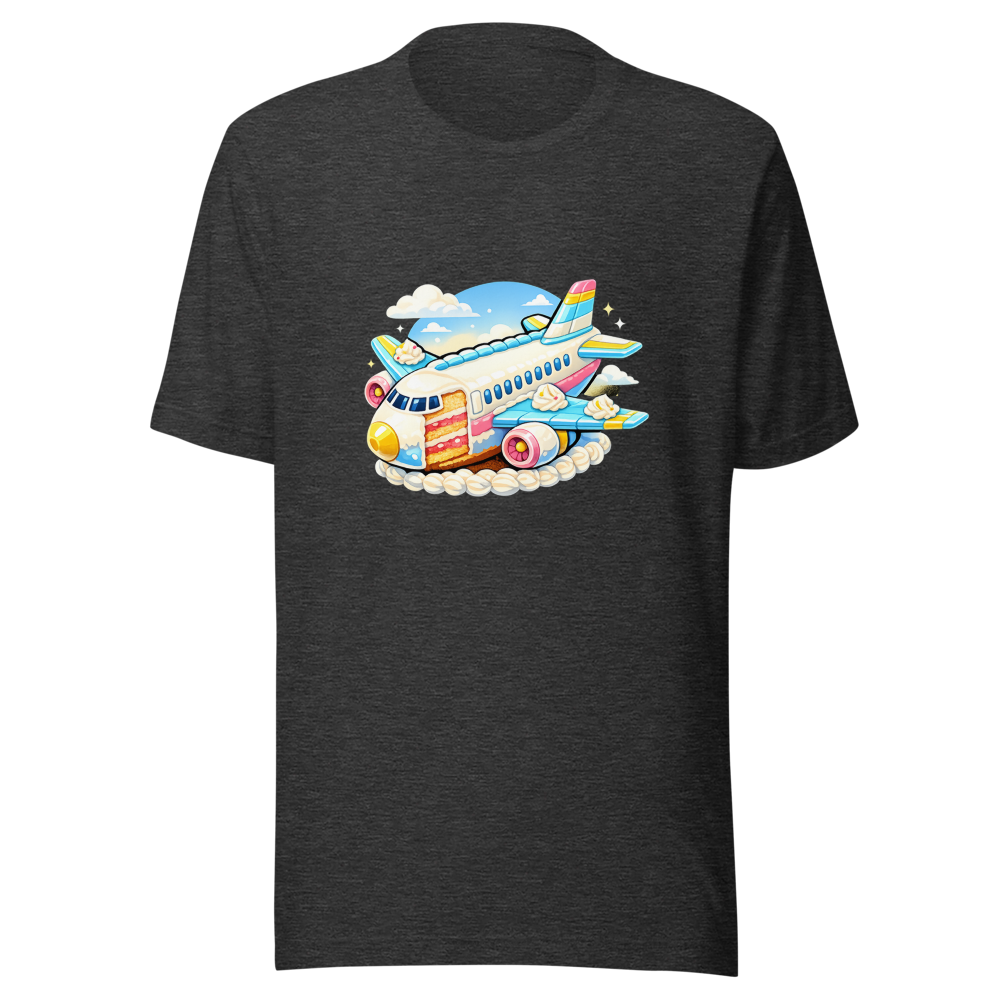 Viral Plane Cake T-Shirt - Sweetest Flight Ever - Image 9