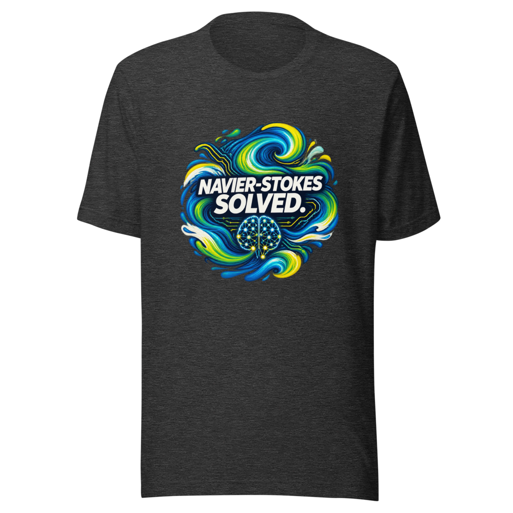 Navier-Stokes Solved: AI Breakthrough Tee - Image 9