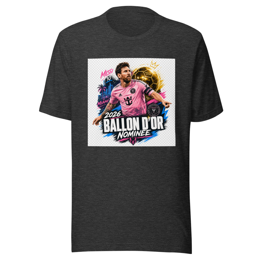 2026 Ballon d'Or Nominee Messi Fan Tee - Image 9
