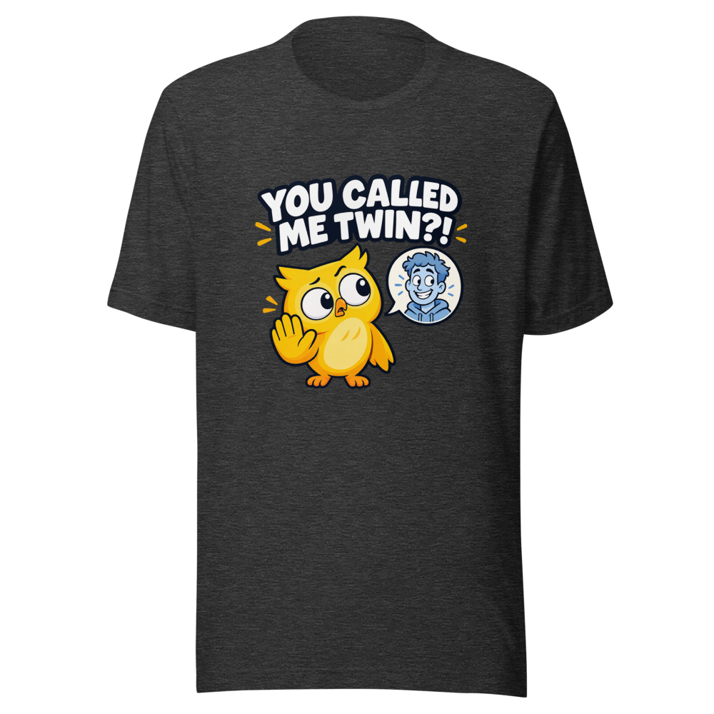 Funny Twin Stranger Meme T-Shirt - Duolingo Inspired - Image 9