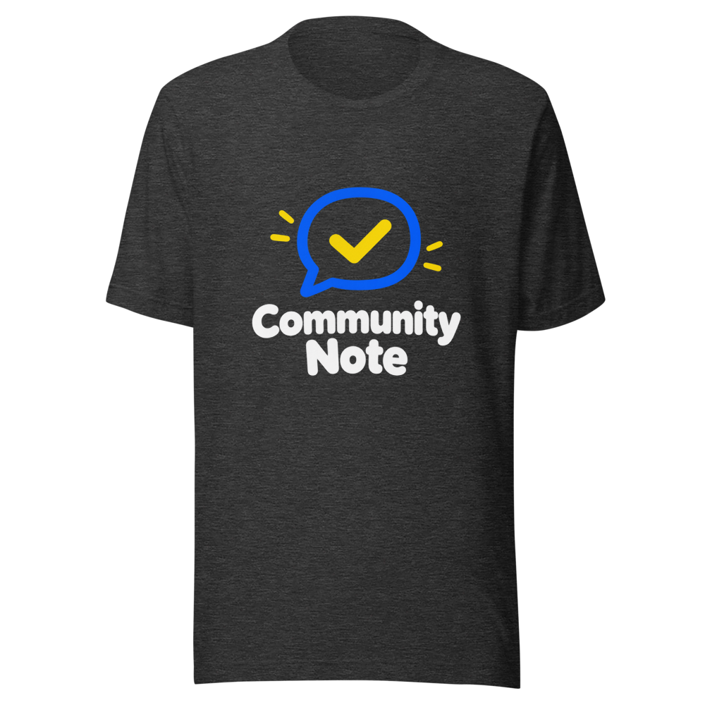 Community Note Funny T-Shirt - Image 9