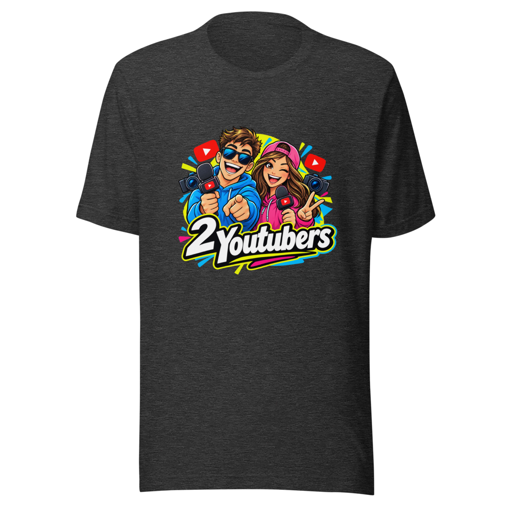 2 Youtubers Viral Meme T-Shirt - Image 9