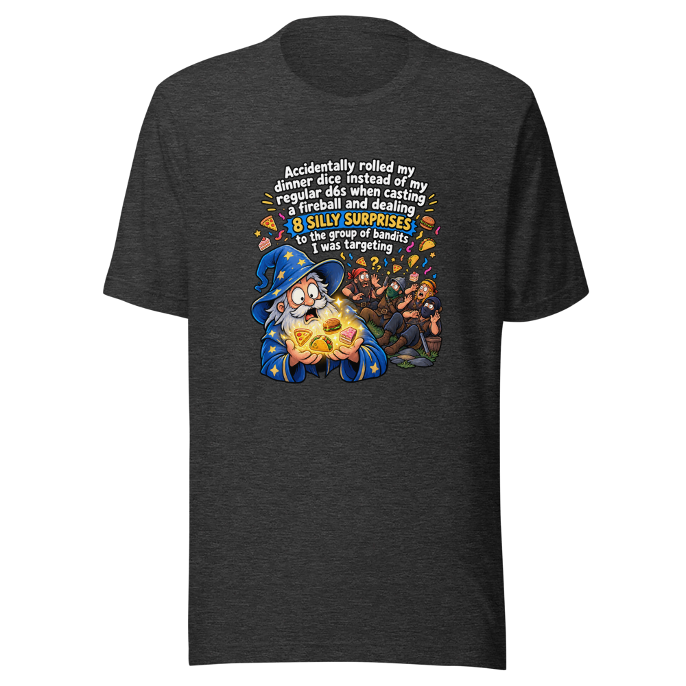 D&D Dice Fail: Fireball Mishap T-Shirt - Image 9