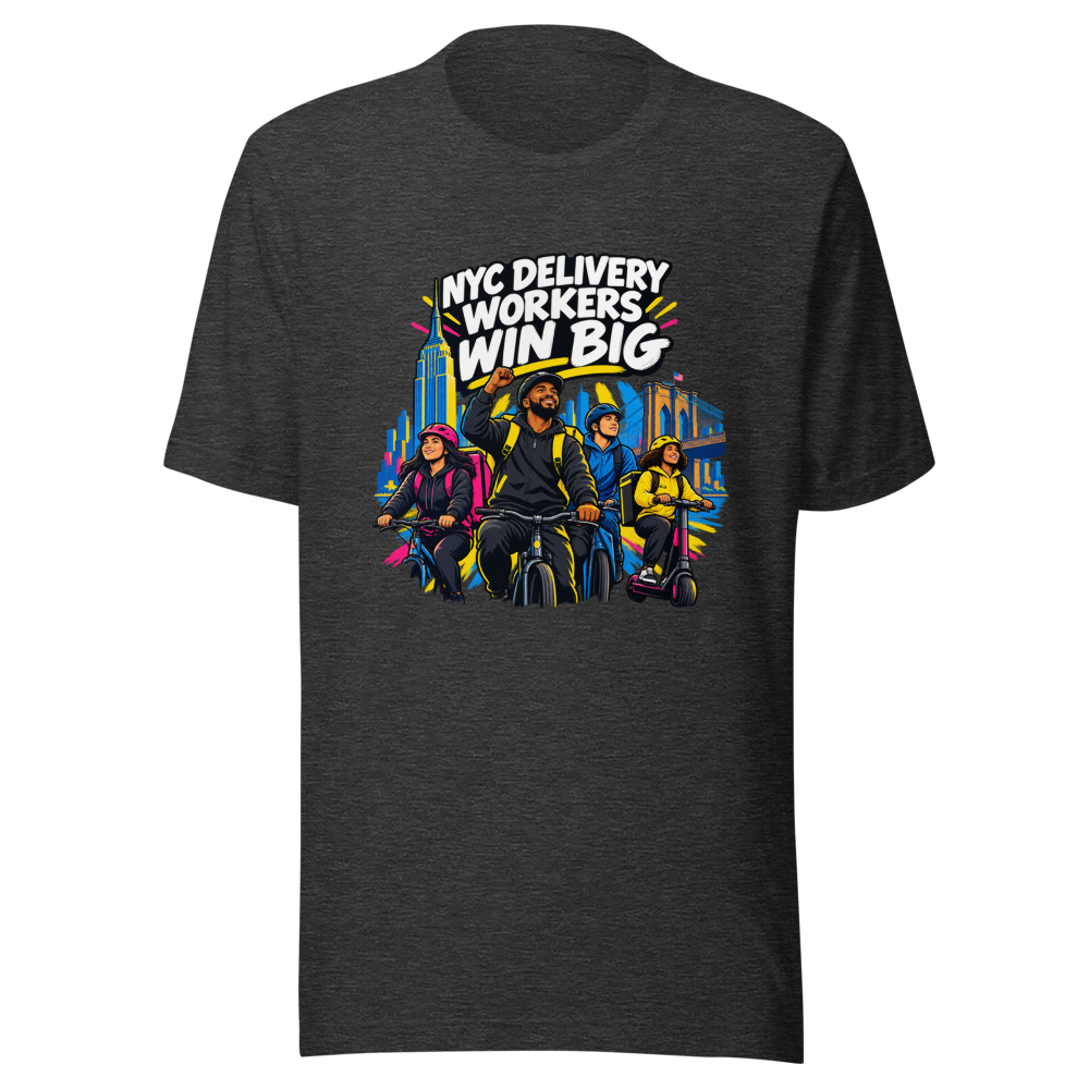 NYC Delivery Workers Win Big Settlement Tee - Image 9