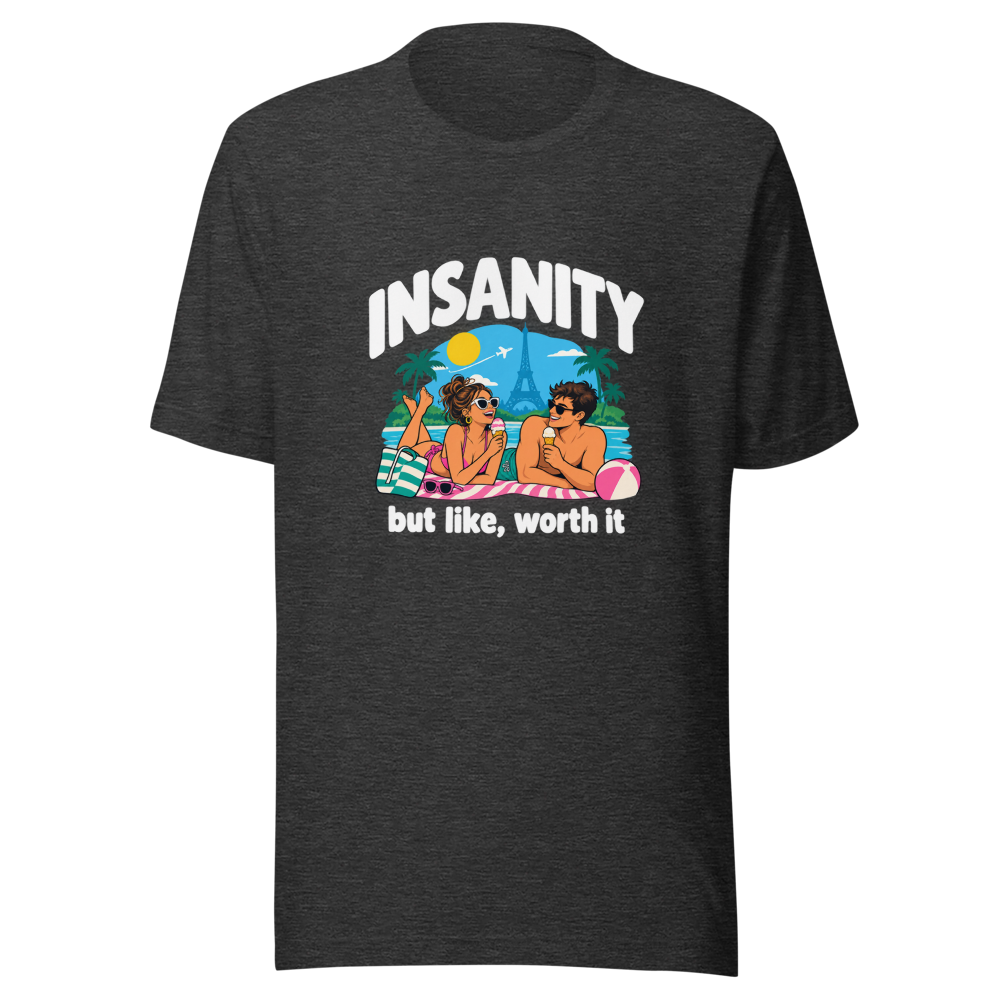 Paris Internship vs. Summer Boyfriend T-Shirt - Image 9