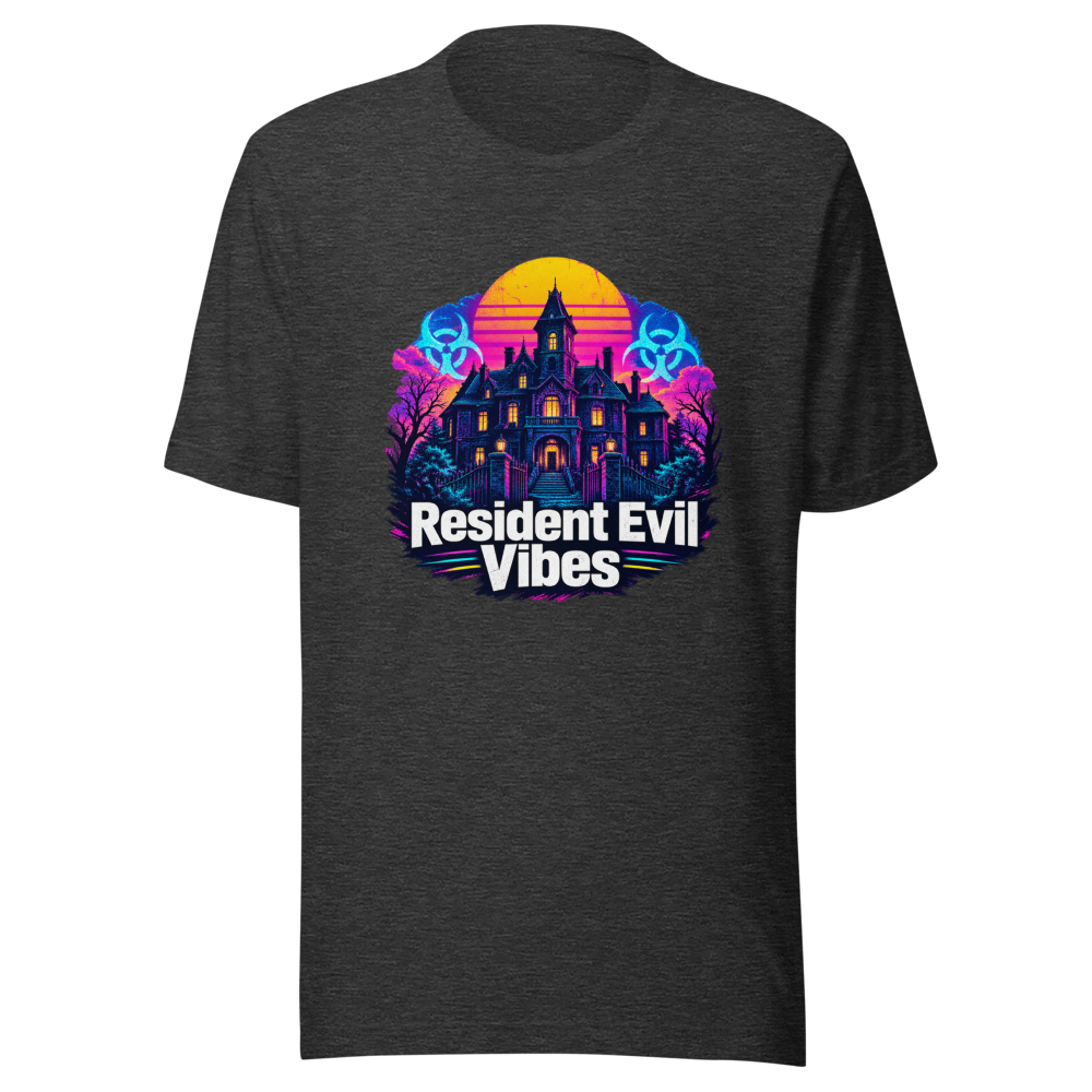 Resident Evil Vibes: Retro Horror Nostalgia Tee - Image 9