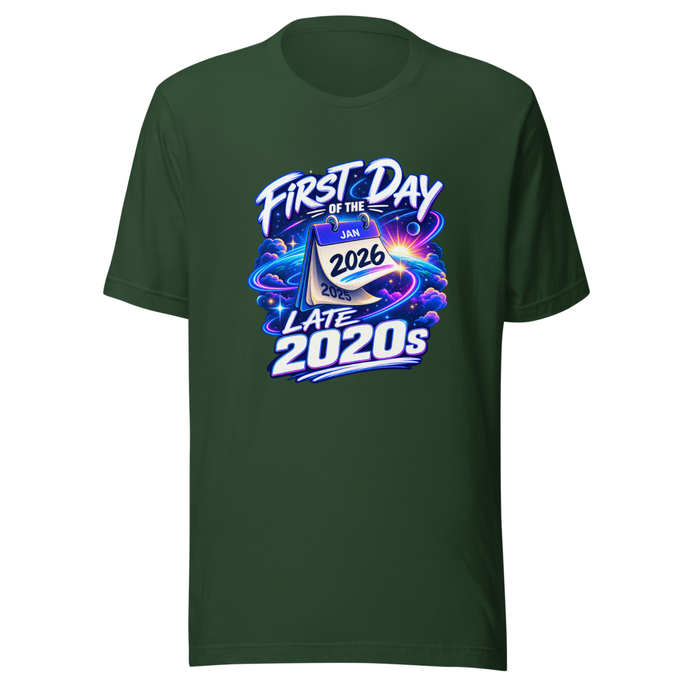 First Day of the Late 2020s T-Shirt - Image 7