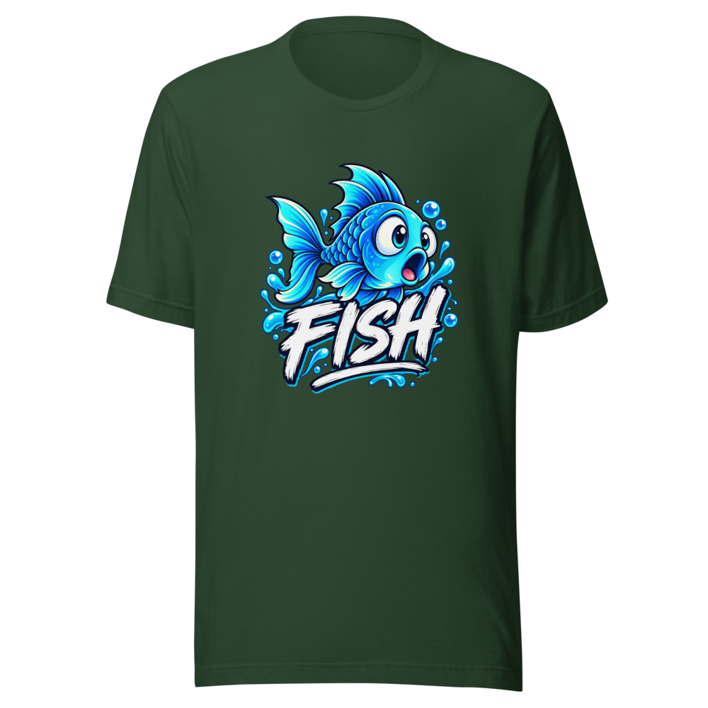 Fish Vibes Aesthetic T-Shirt - Image 7