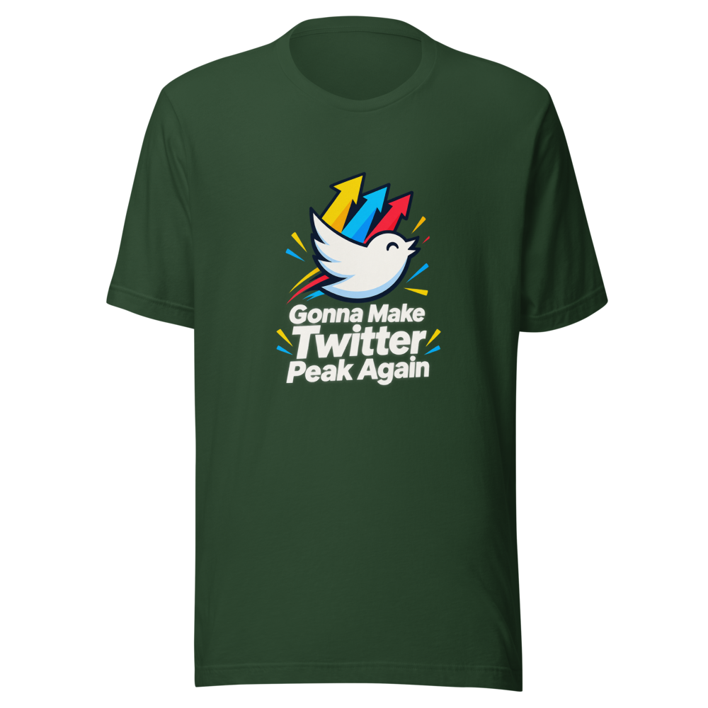 Twitter Peak Again Meme Tee - Image 7