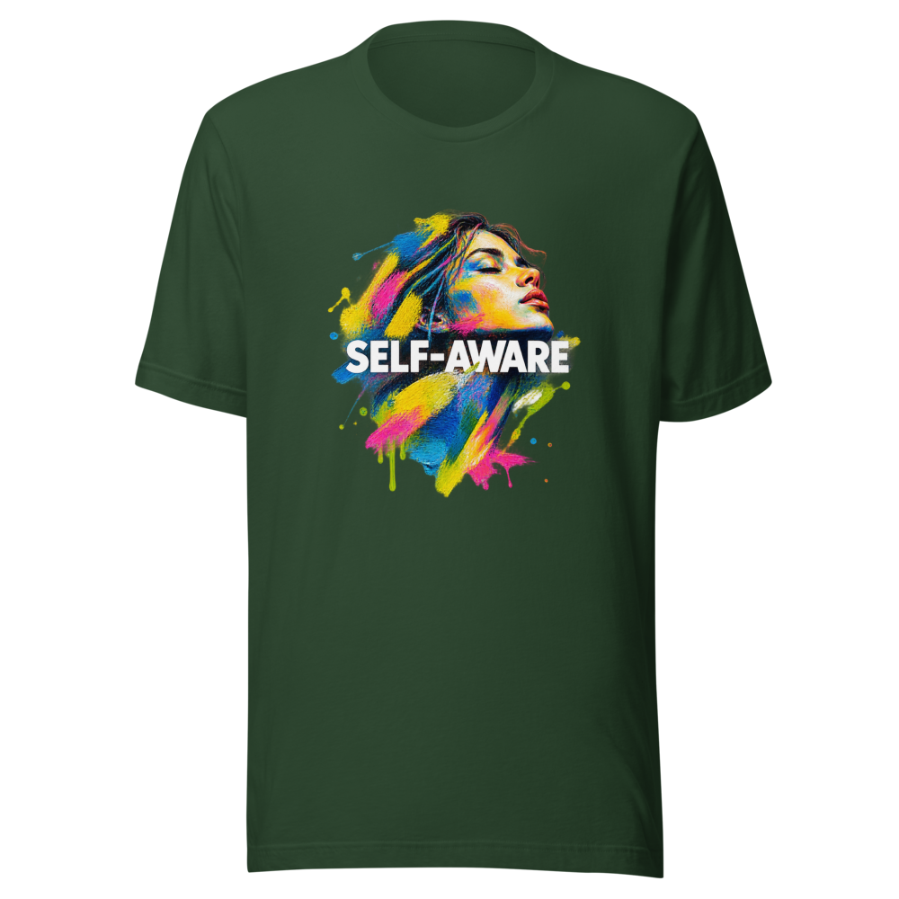 Self-Awareness Art T-Shirt | Abstract Oil on Paper Vibe - Image 7
