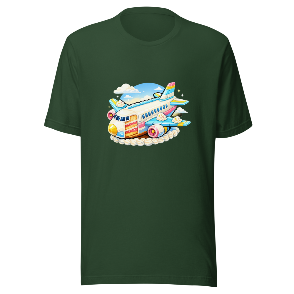 Viral Plane Cake T-Shirt - Sweetest Flight Ever - Image 7
