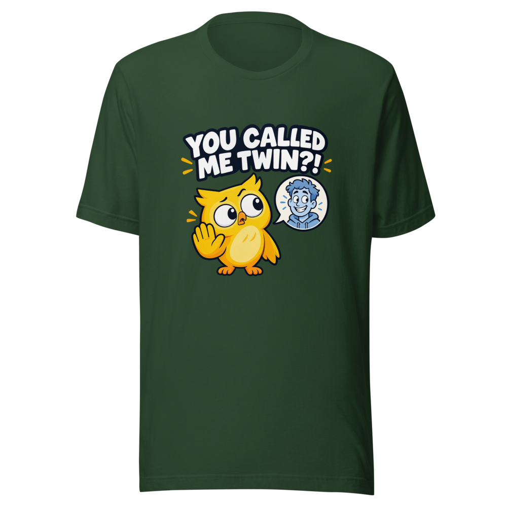 Funny Twin Stranger Meme T-Shirt - Duolingo Inspired - Image 7