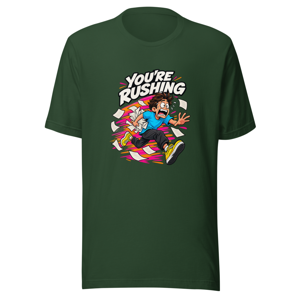You're Rushing Funny Meme T-Shirt - Image 7