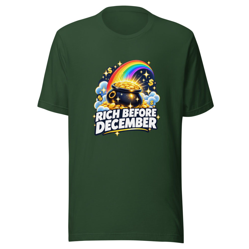 Get Rich Before December Viral T-Shirt - Image 7