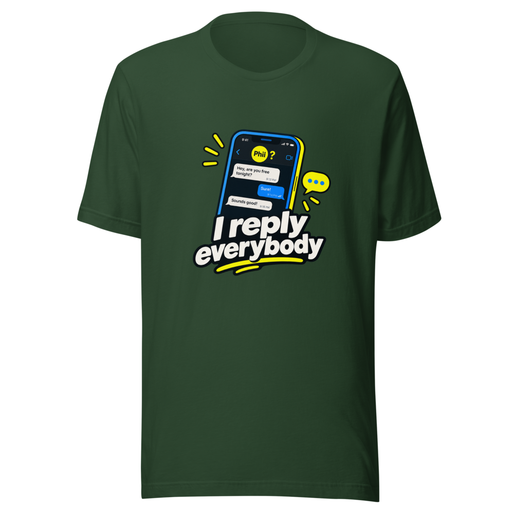I Reply Everybody Except Phil HR Meme T-Shirt - Image 7