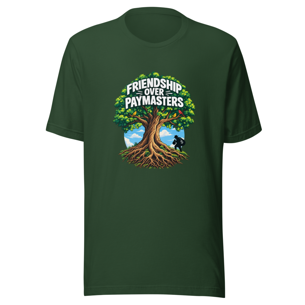 Friendship Over Paychecks Tee - Image 7