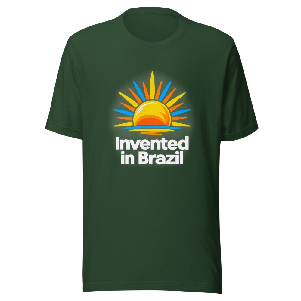 Invented in Brazil Global South Science T-Shirt - Image 7