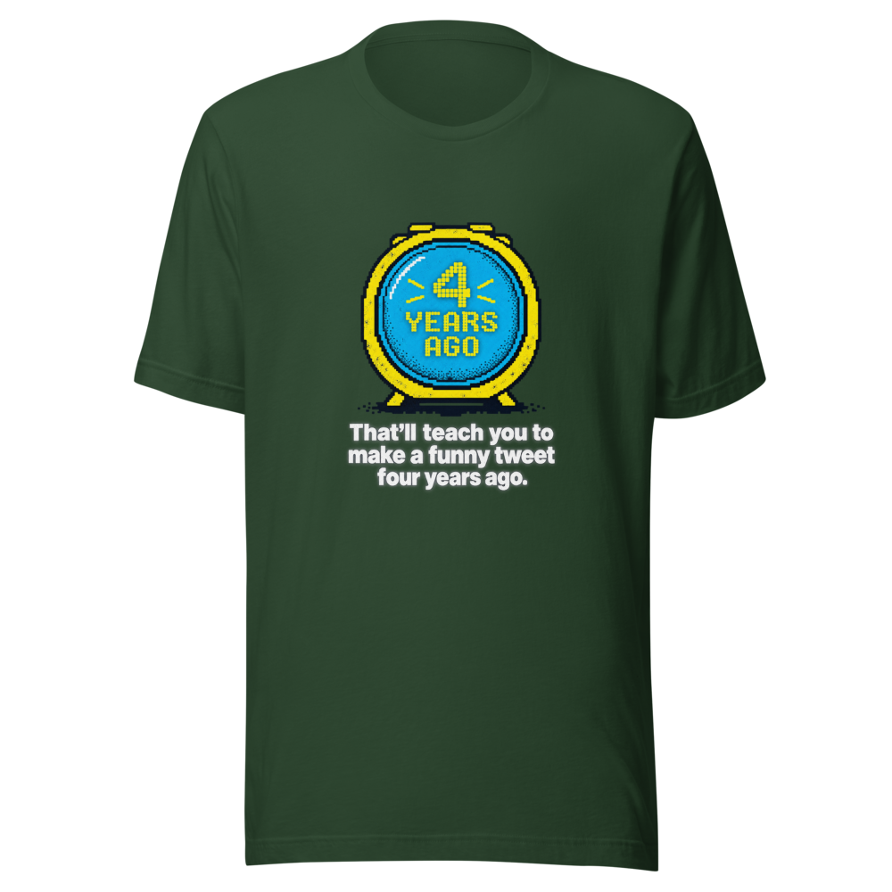 Funny Tweet Flashback T-Shirt - Image 7