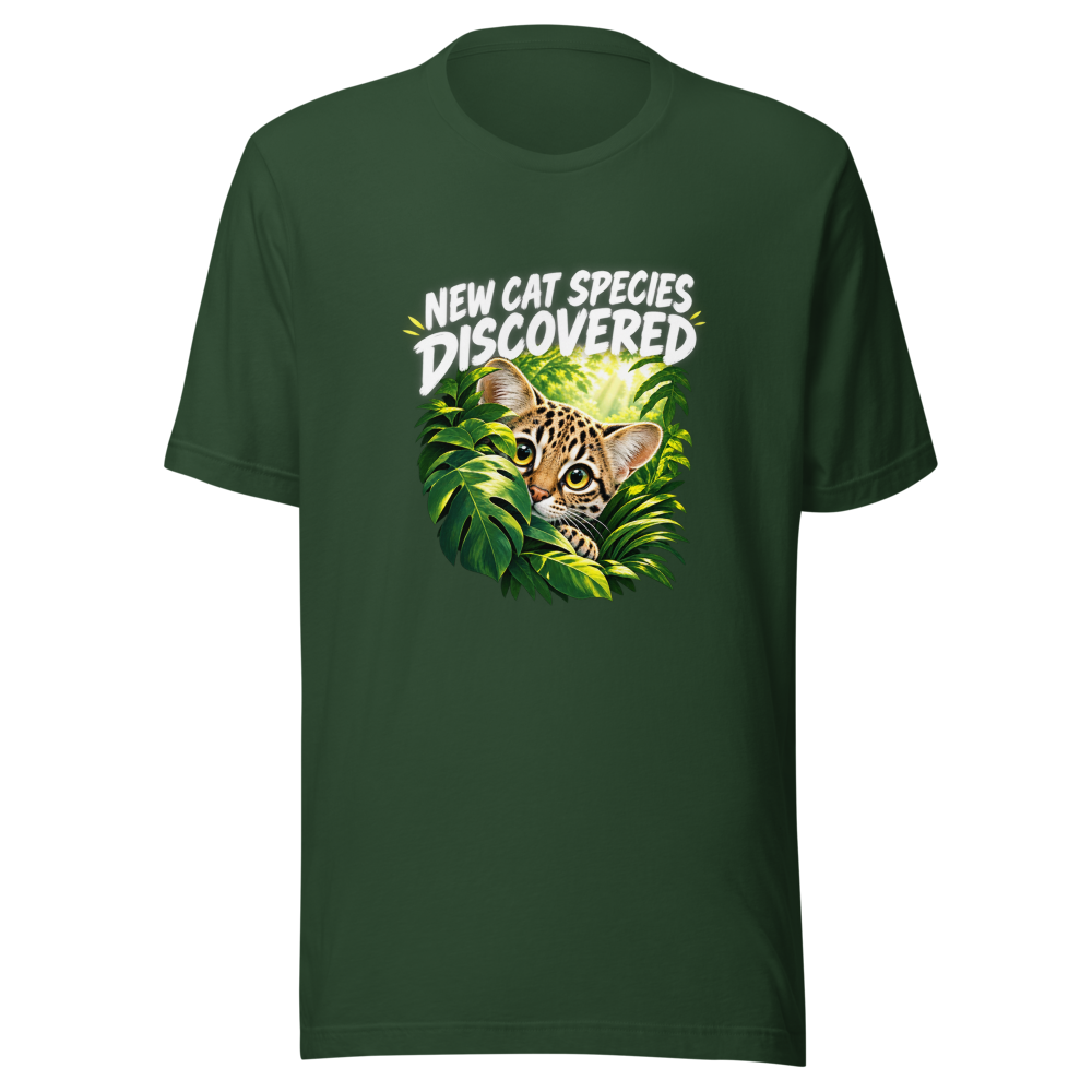 New Cat Species Discovered - Tiny Wild Cat Tee - Image 7
