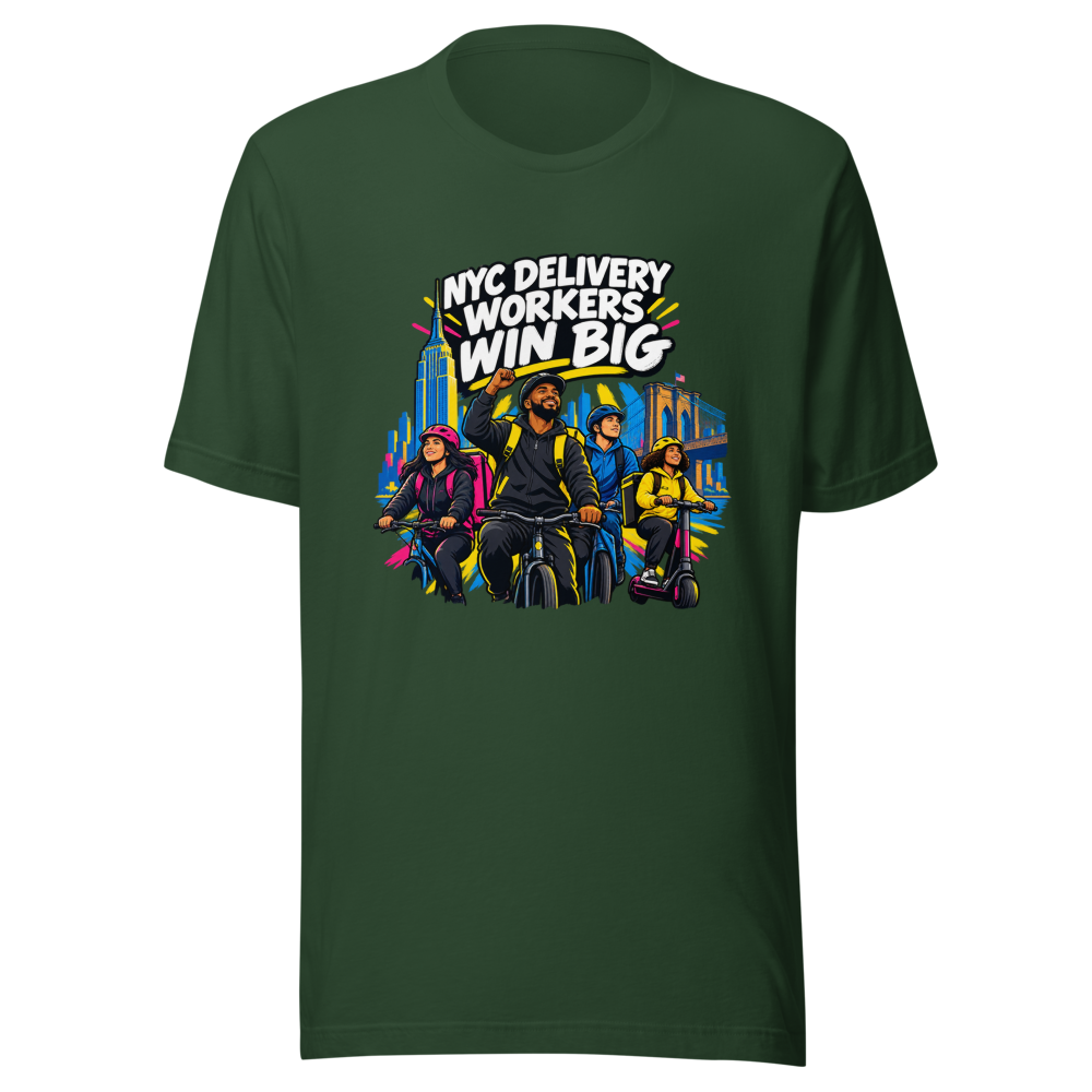 NYC Delivery Workers Win Big Settlement Tee - Image 7