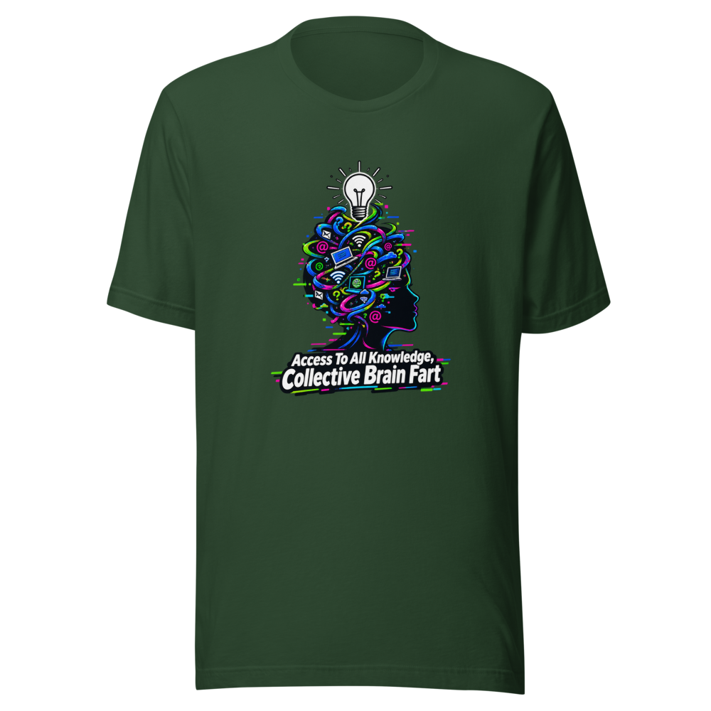 Modern Genius Tee: Information Overload - Image 7