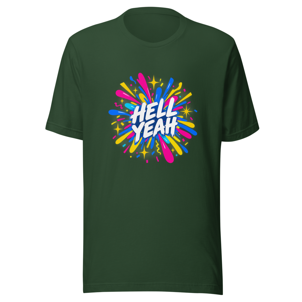 Hell Yeah! Positive Vibes Graphic Tee - Image 7