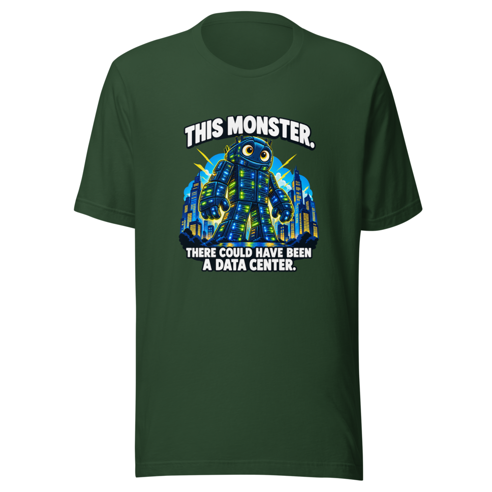 This Monster Data Center Viral Meme T-Shirt - Image 7