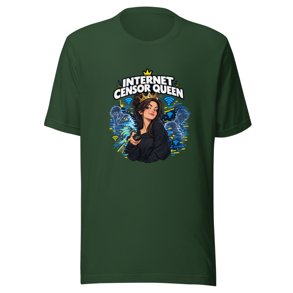 Internet Censor Queen Husband T-Shirt - Image 7
