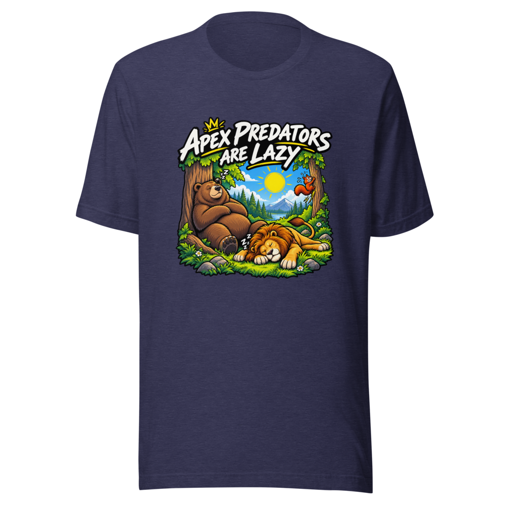 Apex Predator Lazy Vibes Only T-Shirt - Image 5