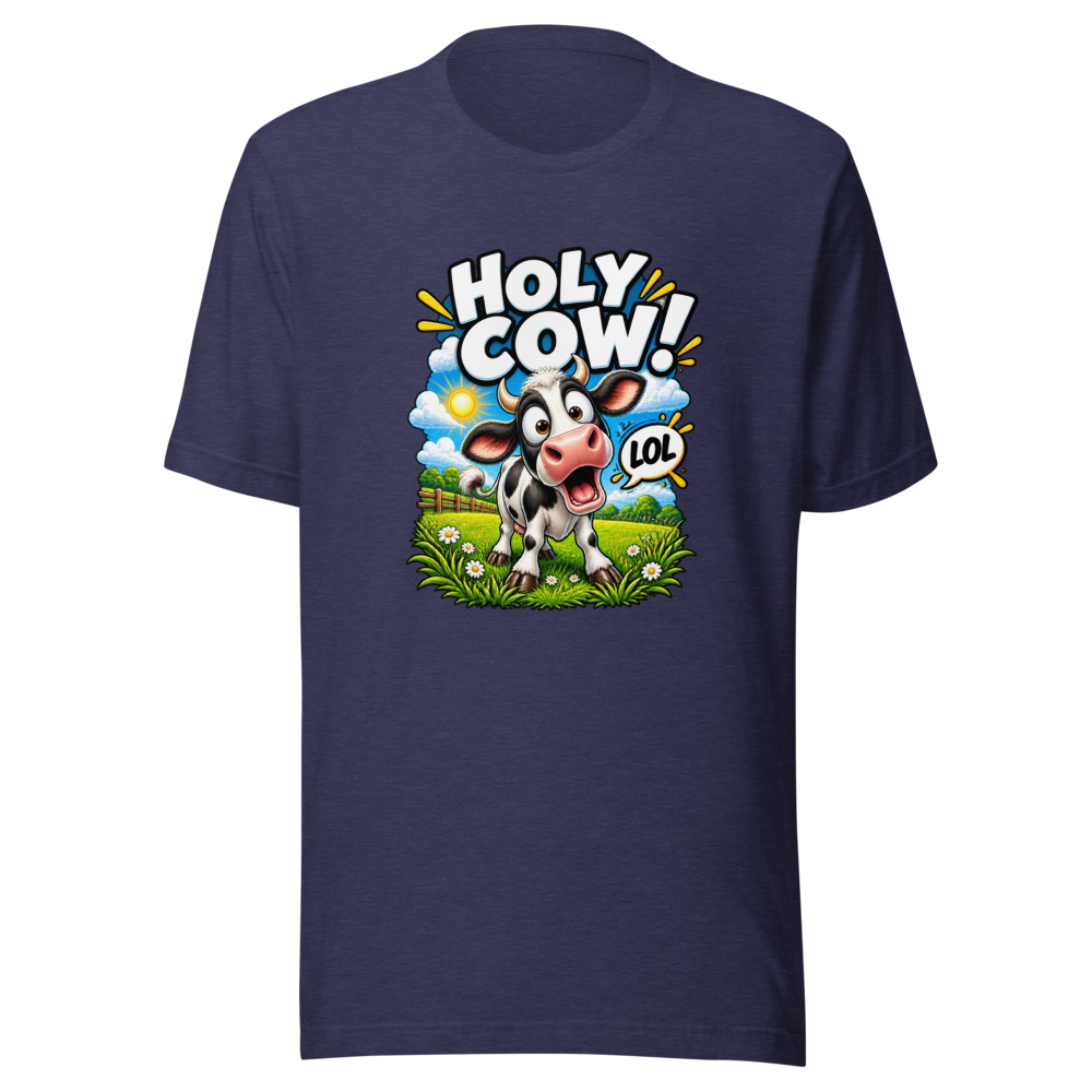 Funny Meme T-Shirt: LOL Holy Cow! - Image 5