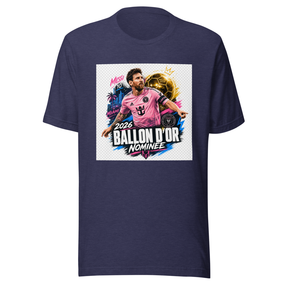 2026 Ballon d'Or Nominee Messi Fan Tee - Image 5
