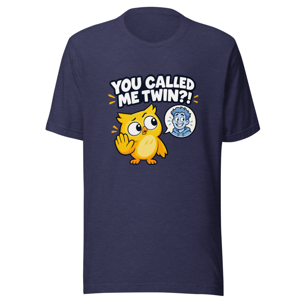 Funny Twin Stranger Meme T-Shirt - Duolingo Inspired - Image 5