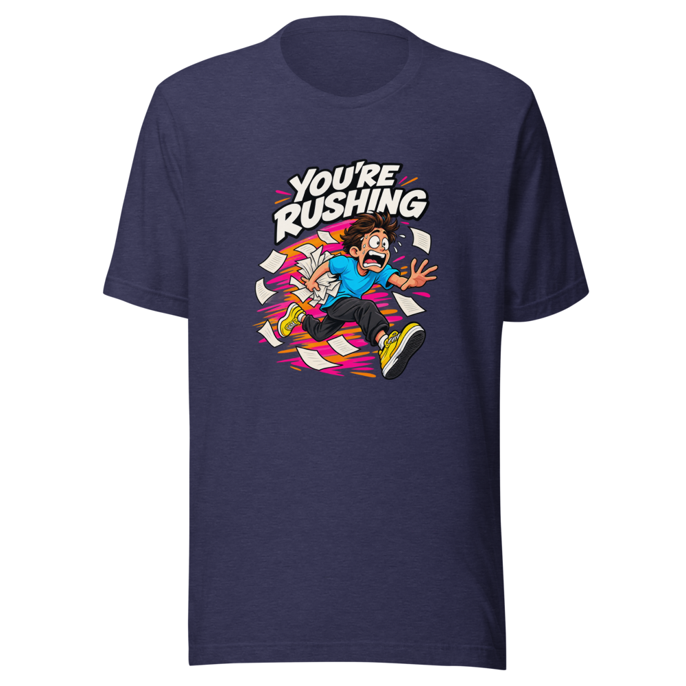You're Rushing Funny Meme T-Shirt - Image 5
